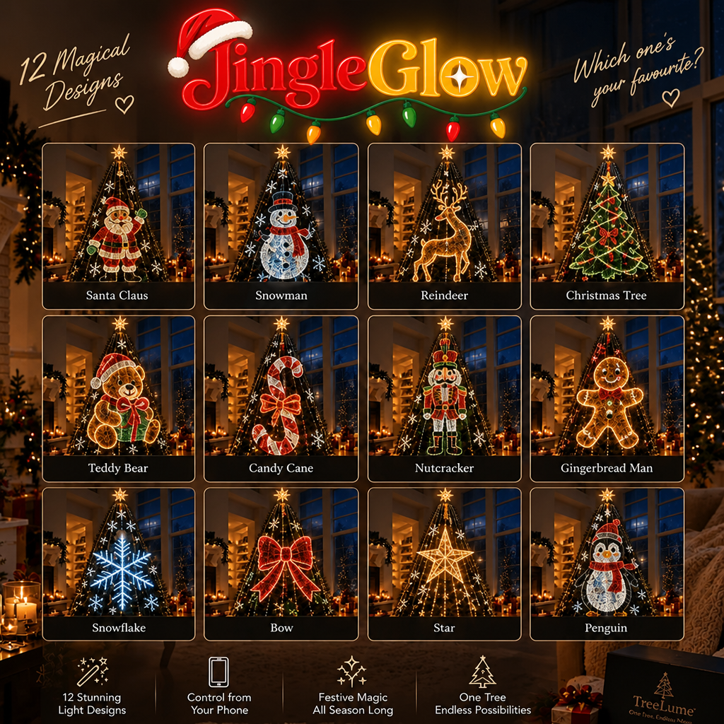 JingleGlow SMART+ Christmas Tree Lights