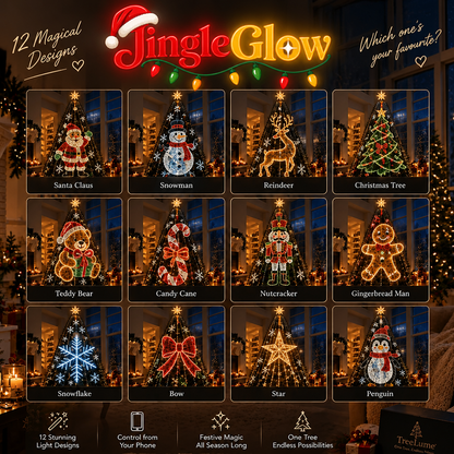 JingleGlow SMART+ Christmas Tree Lights