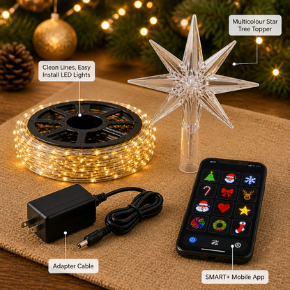 JingleGlow SMART+ Christmas Tree Lights