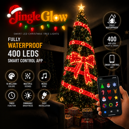 JingleGlow SMART+ Christmas Tree Lights